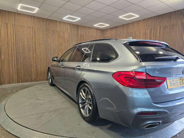 BMW 5 Series 2.0 520D M Sport Touring Euro 6 Ss NG18EXS Blue #4