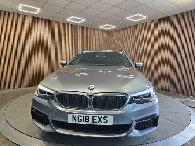 BMW 5 Series 2.0 520D M Sport Touring Euro 6 Ss NG18EXS Blue #2