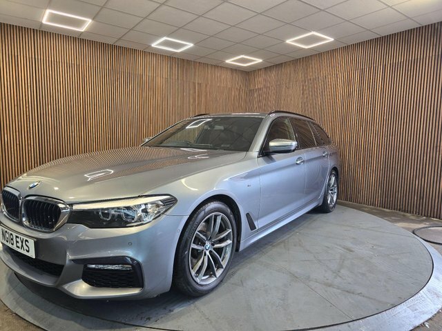 BMW 5 Series 2.0 520D M Sport Touring Euro 6 Ss NG18EXS Blue #3