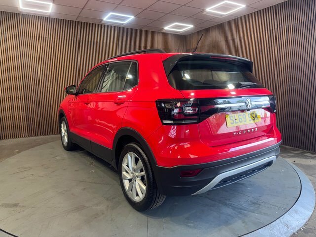 Volkswagen T-Cross 1.0 Tsi Se Euro 6 Ss SL69SSK Red #4