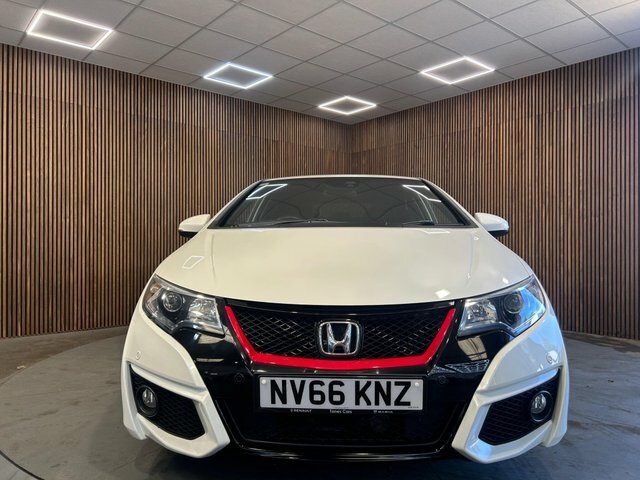 Honda Civic 1.4 I-vtec Sport Euro 6 Ss NV66KNZ White #2