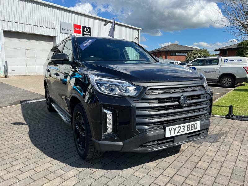SsangYong Musso Double Cab Pick Up 202 Saracen Black