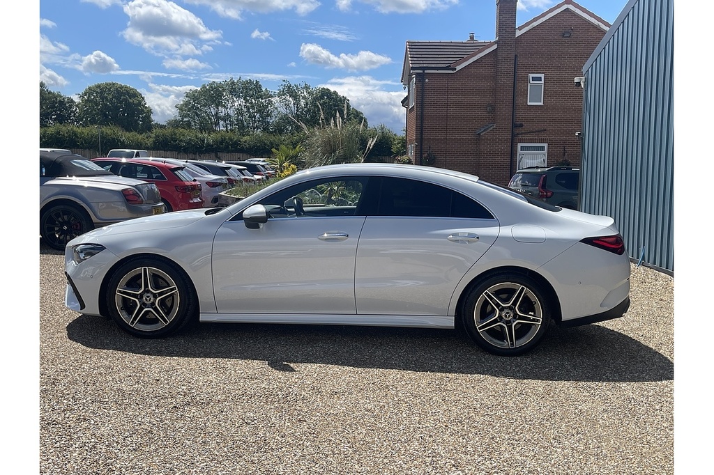 Mercedes-Benz CLA Class Cla200h Mhev Amg Line 2023 U2581 Ulez PJ73MUC White #5