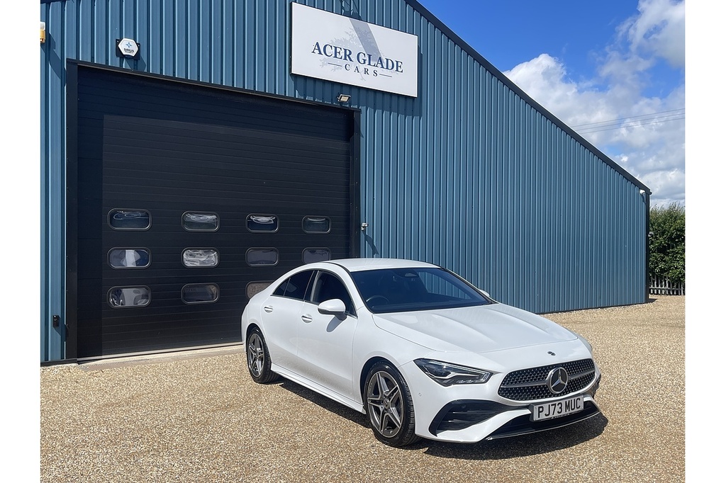 Mercedes-Benz CLA Class Cla200h Mhev Amg Line 2023 U2581 Ulez White
