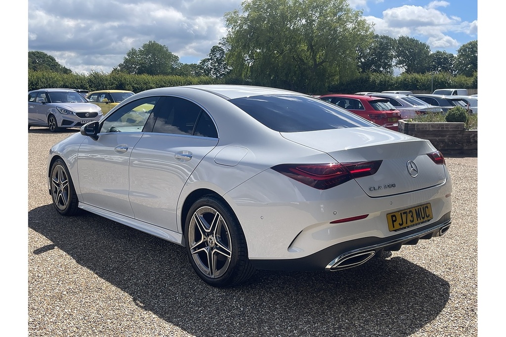 Mercedes-Benz CLA Class Cla200h Mhev Amg Line 2023 U2581 Ulez PJ73MUC White #6