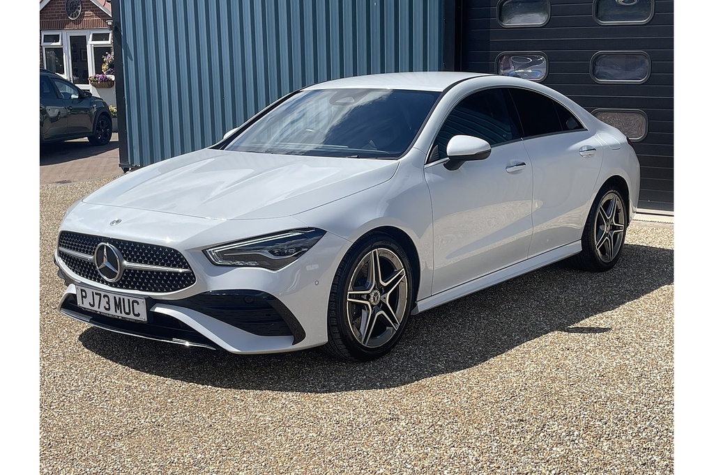 Mercedes-Benz CLA Class Cla200h Mhev Amg Line 2023 U2581 Ulez PJ73MUC White #4