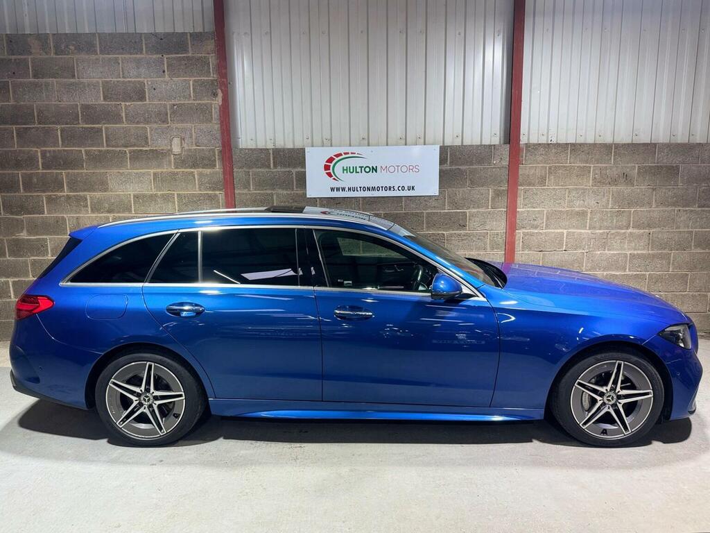 Mercedes-Benz C Class Estate 2.0 C300e 25.4Kwh Amg Line Premium Plus G MV22JGX Blue #5