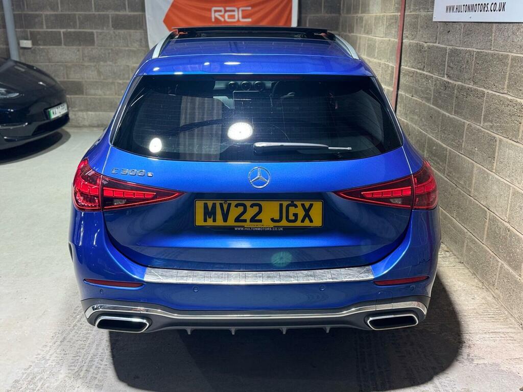 Mercedes-Benz C Class Estate 2.0 C300e 25.4Kwh Amg Line Premium Plus G MV22JGX Blue #3