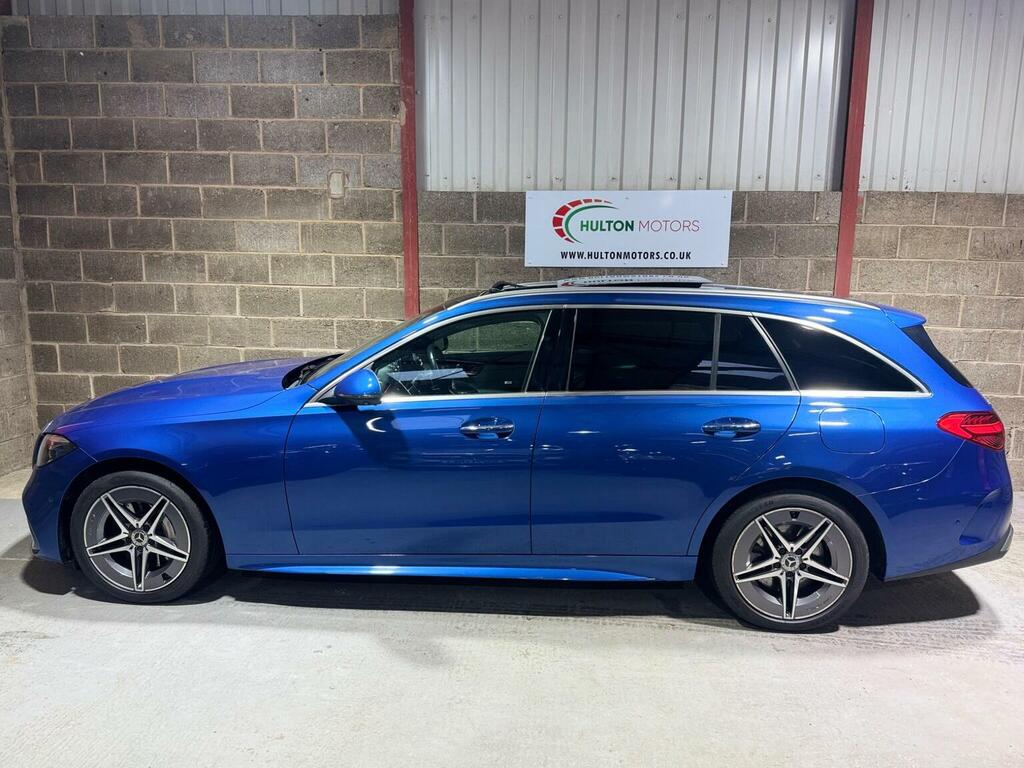 Mercedes-Benz C Class Estate 2.0 C300e 25.4Kwh Amg Line Premium Plus G MV22JGX Blue #6