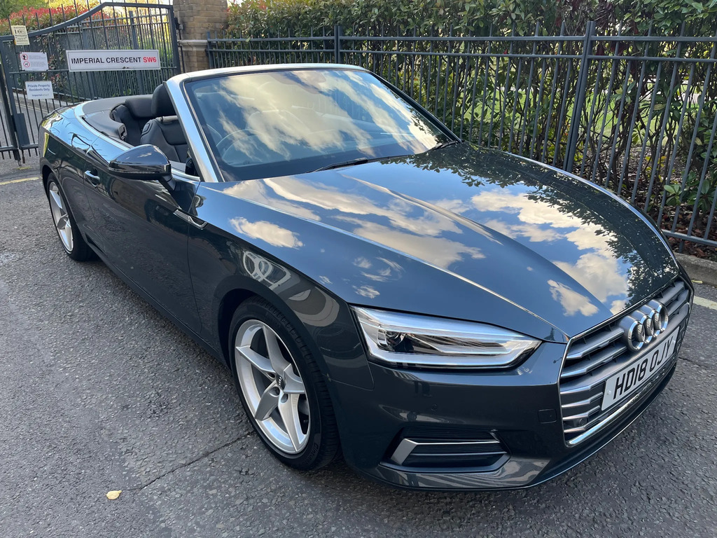 Audi A5 2.0 Tfsi Sport Convertible S Tronic Eur Grey #5