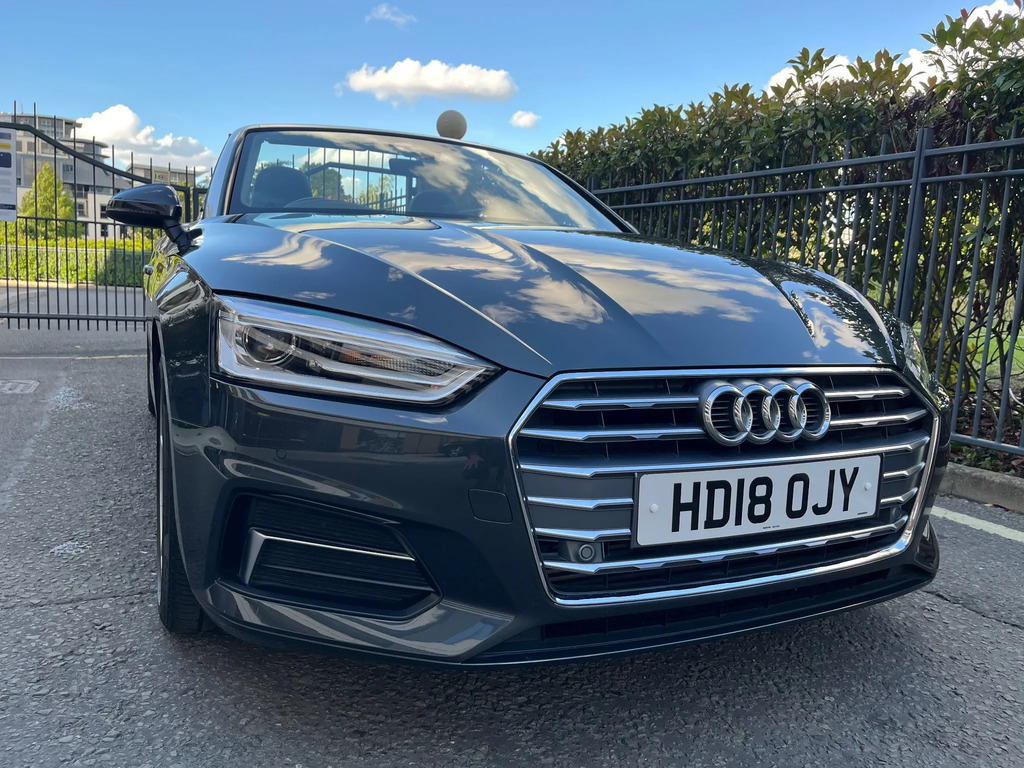 Audi A5 2.0 Tfsi Sport Convertible S Tronic Eur Grey #6