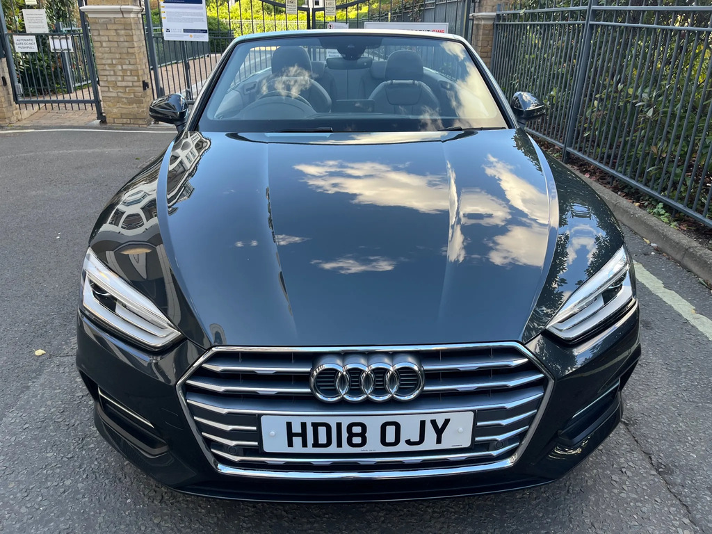 Audi A5 2.0 Tfsi Sport Convertible S Tronic Eur Grey #3