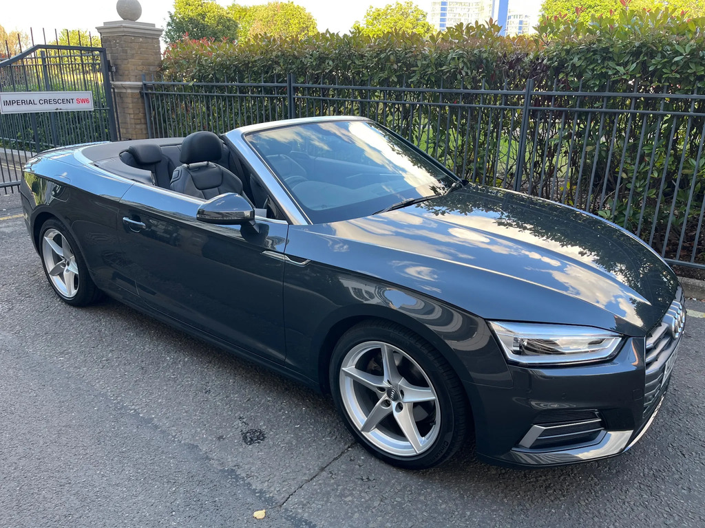 Audi A5 2.0 Tfsi Sport Convertible S Tronic Eur Grey #2