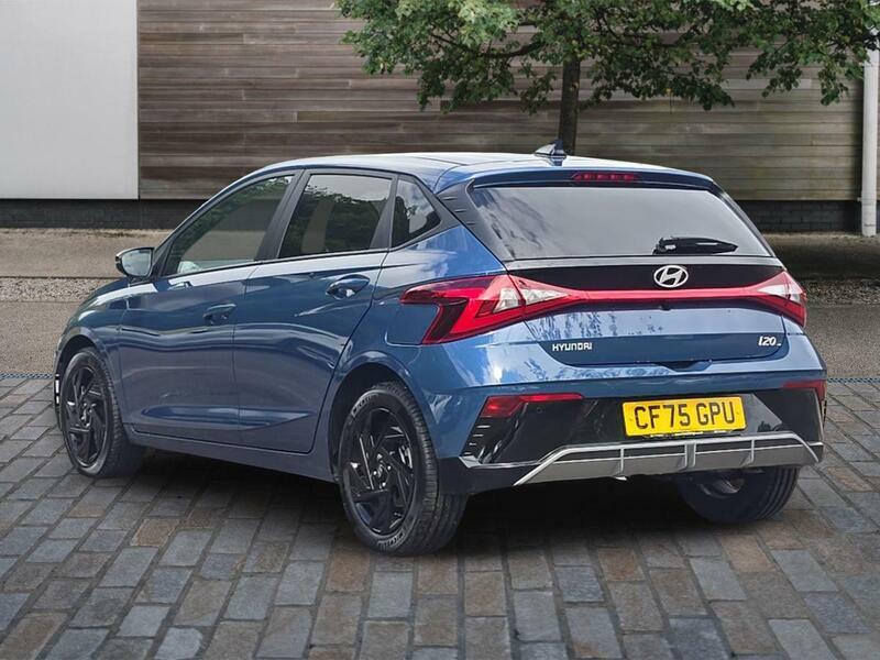 Hyundai I20 1.0 T-gdi Black Line Hatchback Dct Euro CF75GPU Blue #2