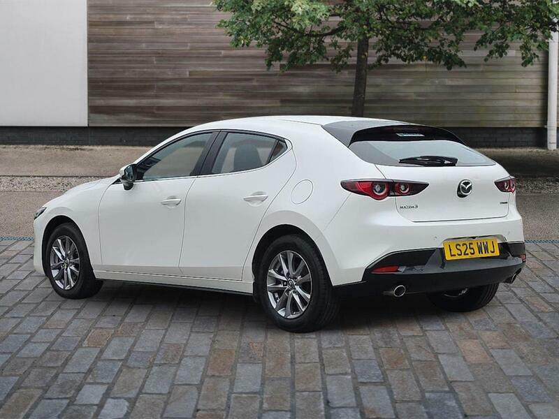 Mazda 3 2.5 E-skyactiv-g Mhev Centre-line Hatchback Pe LS25WWJ White #3