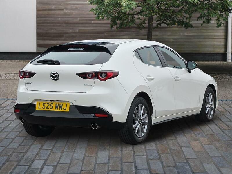 Mazda 3 2.5 E-skyactiv-g Mhev Centre-line Hatchback Pe LS25WWJ White #5