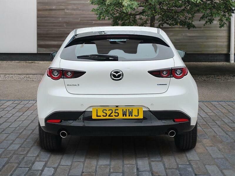 Mazda 3 2.5 E-skyactiv-g Mhev Centre-line Hatchback Pe LS25WWJ White #4