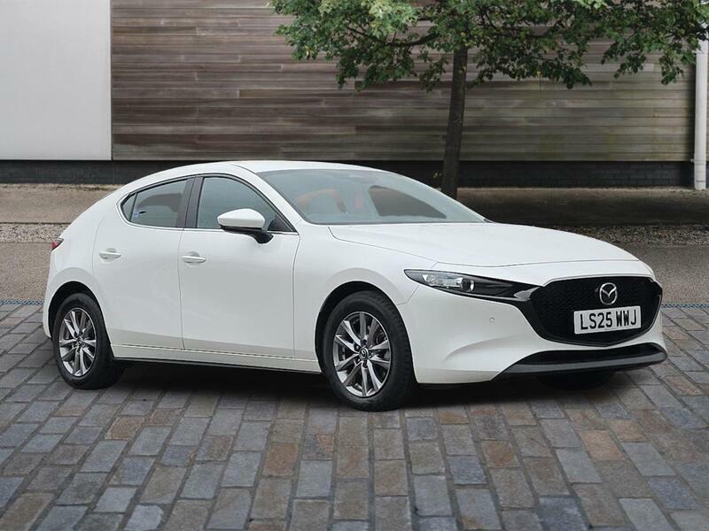 Mazda 3 2.5 E-skyactiv-g Mhev Centre-line Hatchback Pe White