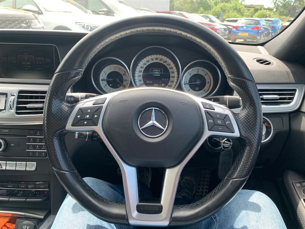 Mercedes-Benz E Class Saloon 2.0 E220d Amg Line Premium G-tronic Euro Black #14
