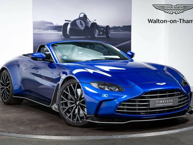 Aston Martin Vantage 5.2 V12 Biturbo Roadster Euro 6 Ss Blue