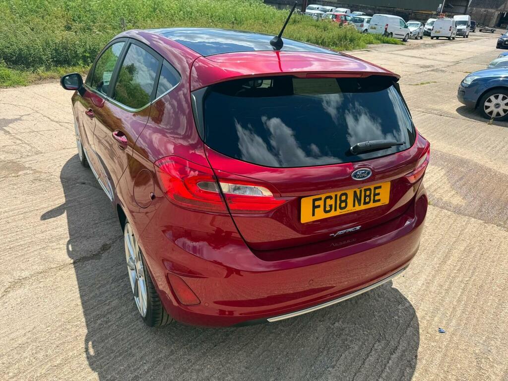 Ford Fiesta Hatchback 1.0T Ecoboost Vignale Euro 6 Ss FG18NBE Red #4