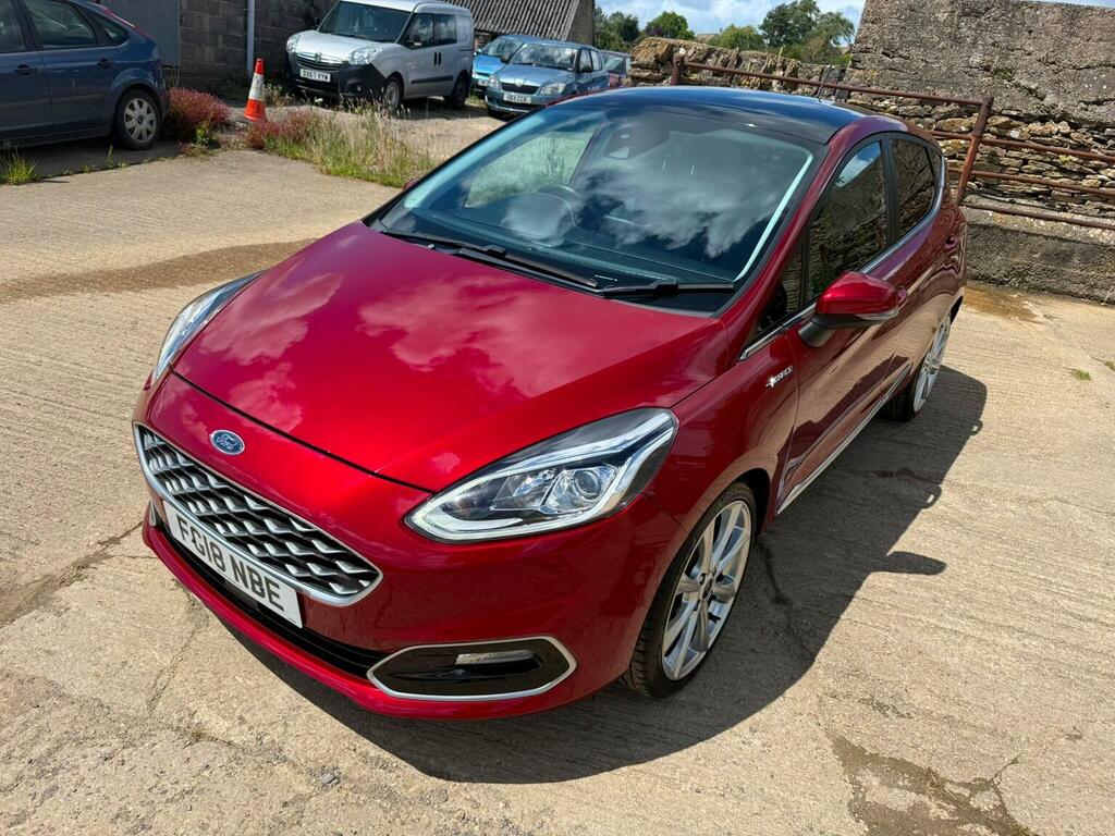 Ford Fiesta Hatchback 1.0T Ecoboost Vignale Euro 6 Ss FG18NBE Red #3