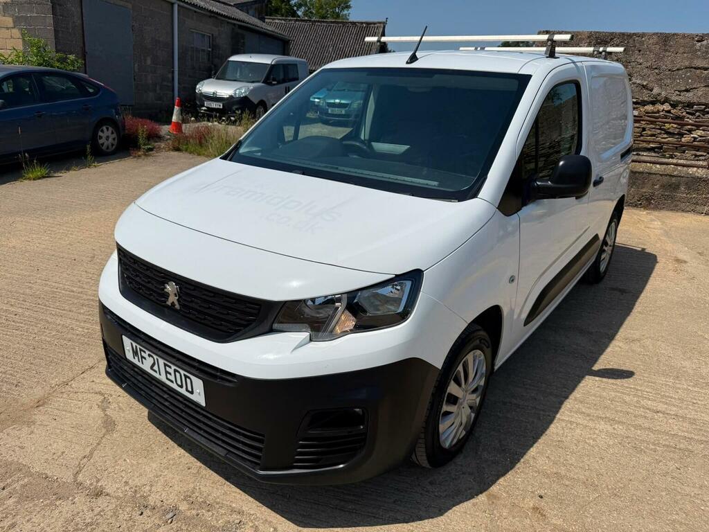Peugeot Partner 1.5 Bluehdi 1000 Professional Standard Panel Van S White #3