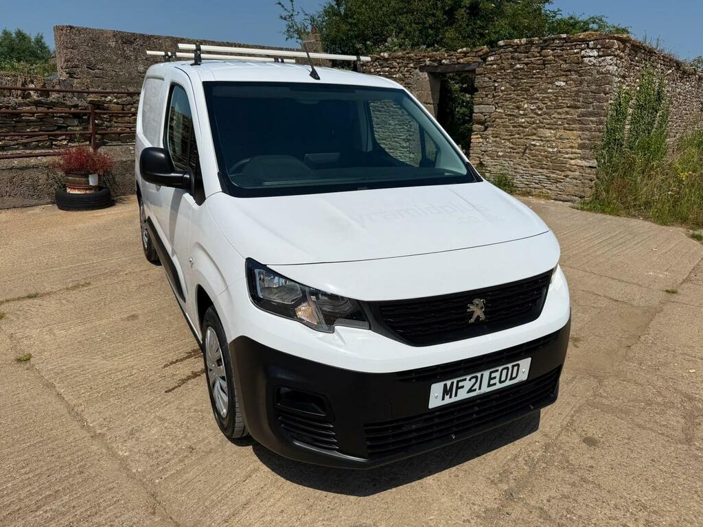Peugeot Partner 1.5 Bluehdi 1000 Professional Standard Panel Van S White #6