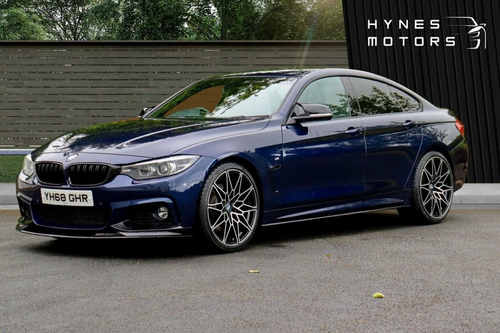 BMW 4 Series Gran Coupe 2L M Sport YH68GHR Blue #5