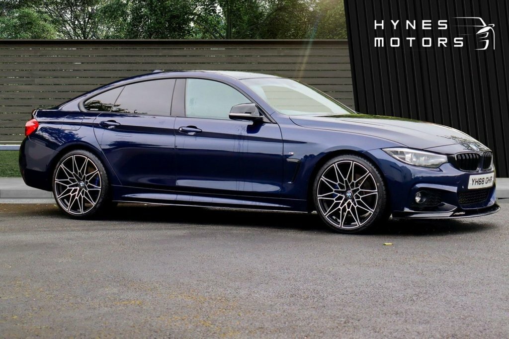 BMW 4 Series Gran Coupe 2L M Sport YH68GHR Blue #3