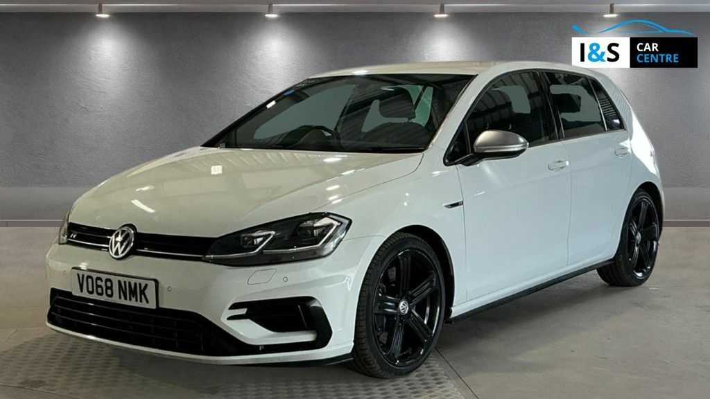 Volkswagen Golf Tsi R Hatchback VO68NMK White #2