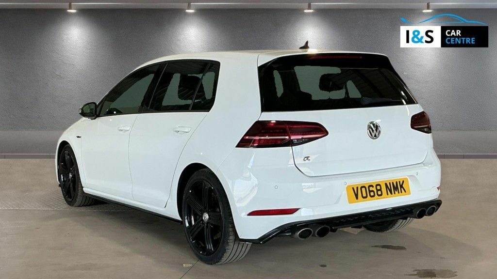 Volkswagen Golf Tsi R Hatchback VO68NMK White #3