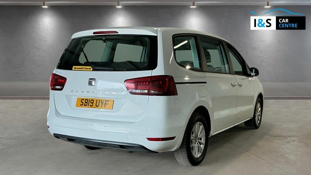 Seat Alhambra Tdi Ecomotive S Mpv White #4
