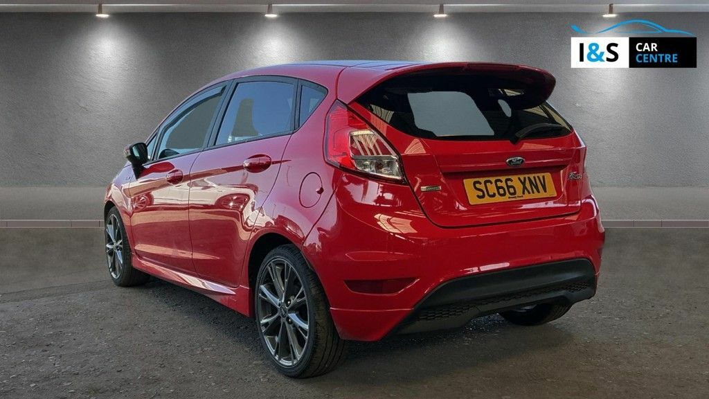 Ford Fiesta Ecoboost St-line Hatchback SC66XNV Red #3