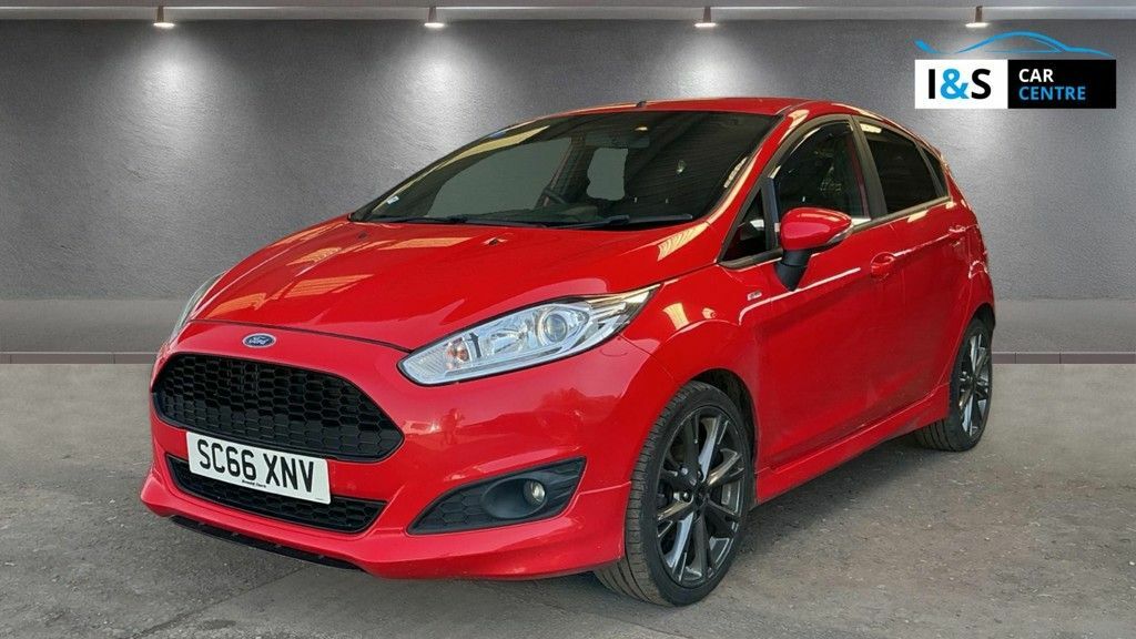 Ford Fiesta Ecoboost St-line Hatchback SC66XNV Red #2