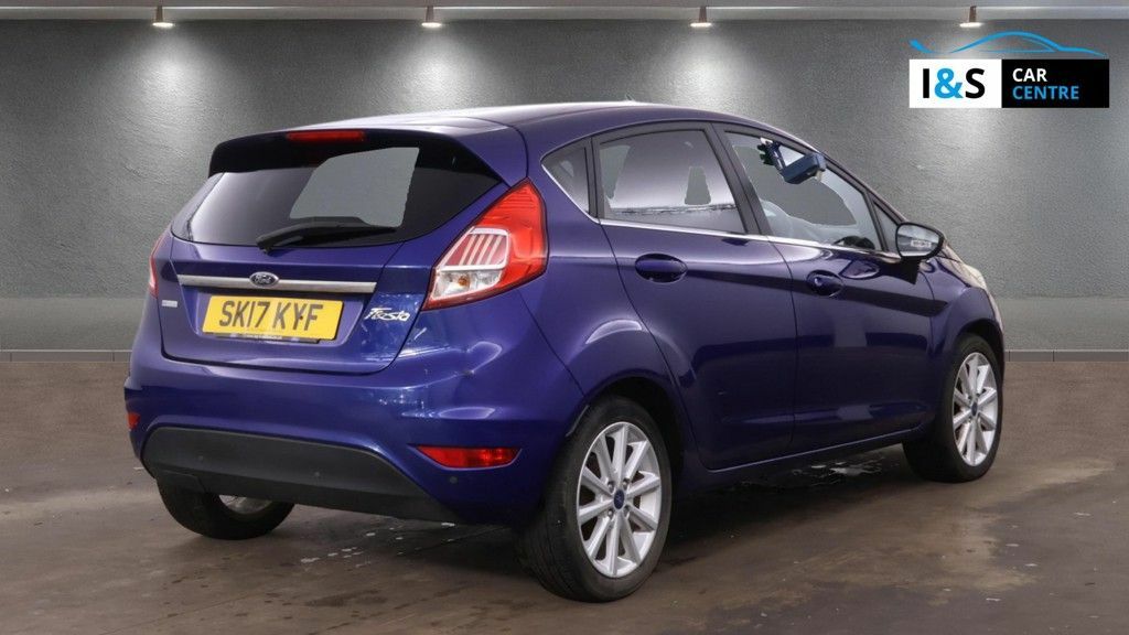 Ford Fiesta Ecoboost Titanium Hatchback SK17KYF Blue #4