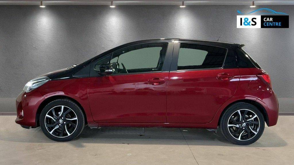 Toyota Yaris Dual Vvt-i Design Hatchback DU17BWZ Red #6