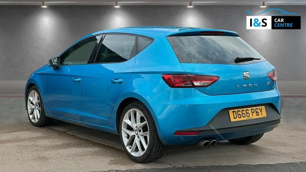 Seat Leon Tdi Fr Hatchback Blue #3