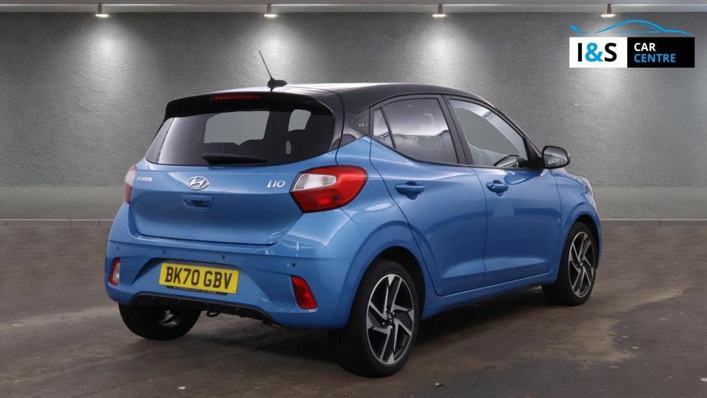 Hyundai I10 Premium Hatchback Blue #4
