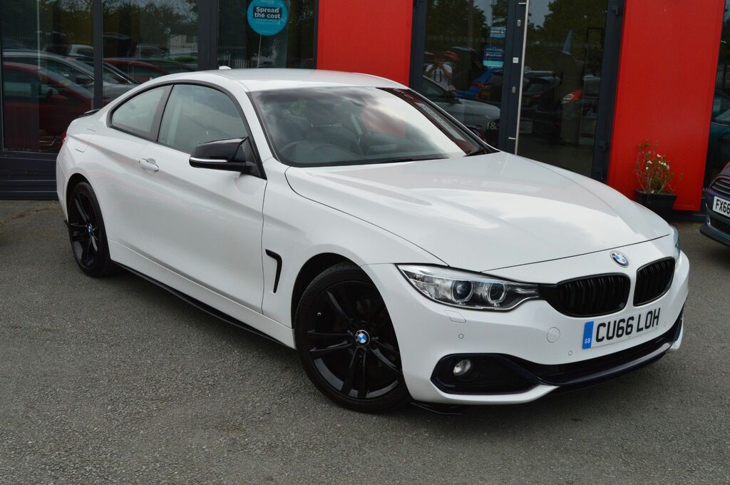 BMW 4 Series Gran Coupe 420I Sport Coupe CU66LOH White #2