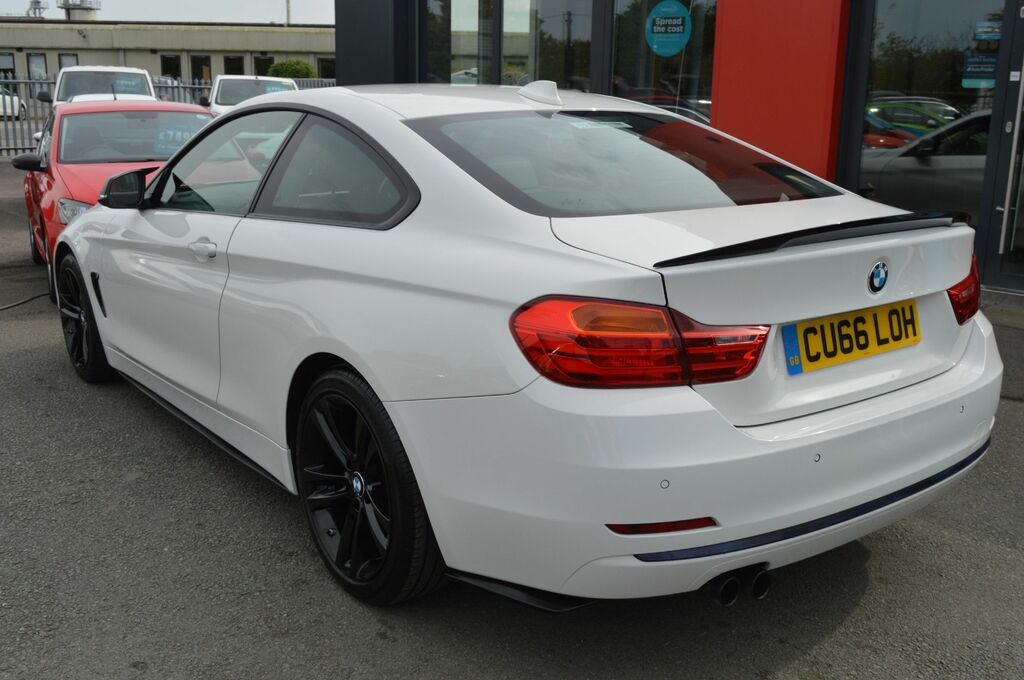 BMW 4 Series Gran Coupe 420I Sport Coupe CU66LOH White #6