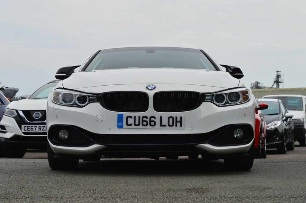 BMW 4 Series Gran Coupe 420I Sport Coupe CU66LOH White #3