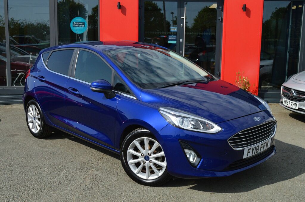 Ford Fiesta Ecoboost Titanium Hatchback FY18FFW Blue #2