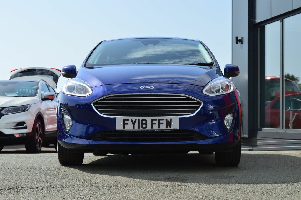 Ford Fiesta Ecoboost Titanium Hatchback FY18FFW Blue #3