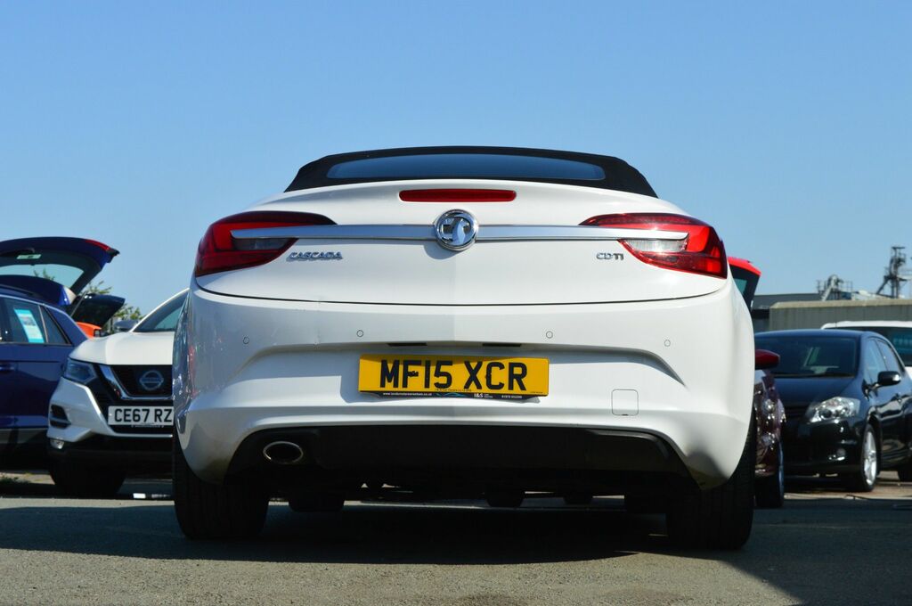 Vauxhall Cascada Cdti Elite Convertible White #5