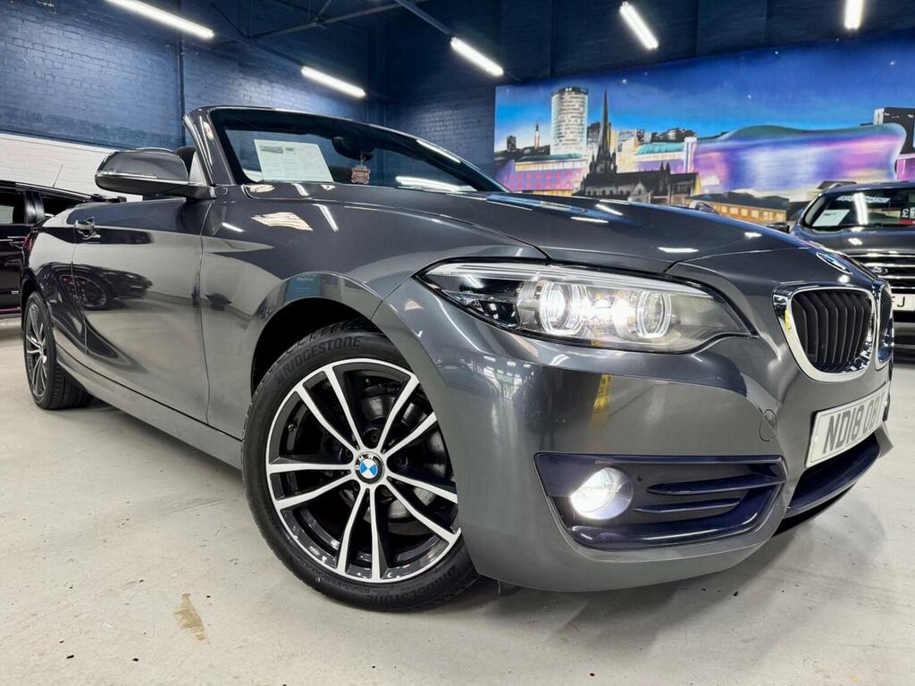 BMW 2 Series Convertible 2.0 218D Sport Euro 6 Ss 2018 Grey