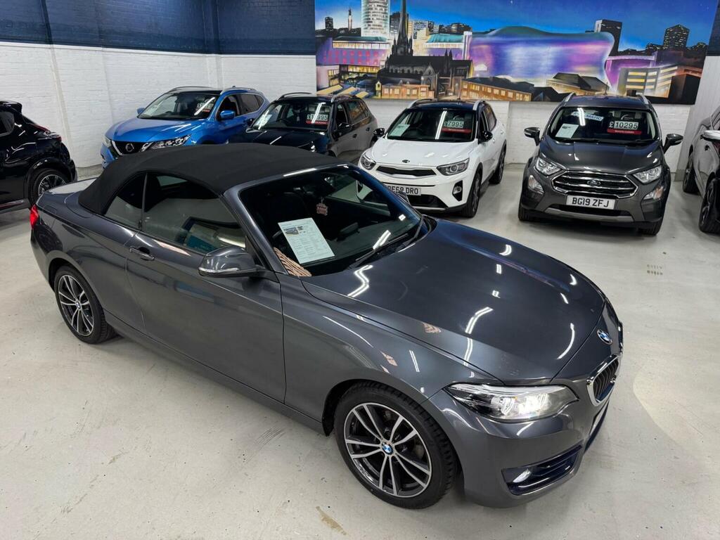 BMW 2 Series Convertible 2.0 218D Sport Euro 6 Ss 2018 Grey #3
