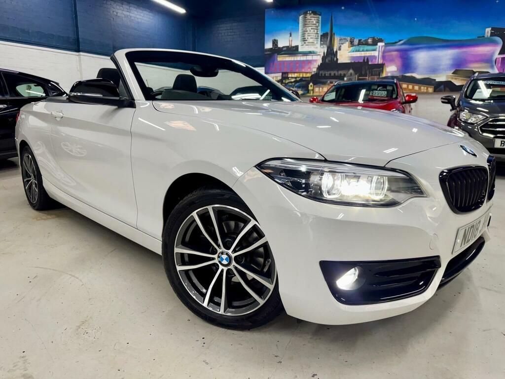 BMW 2 Series Convertible 1.5 218I Sport Euro 6 Ss 2018 White