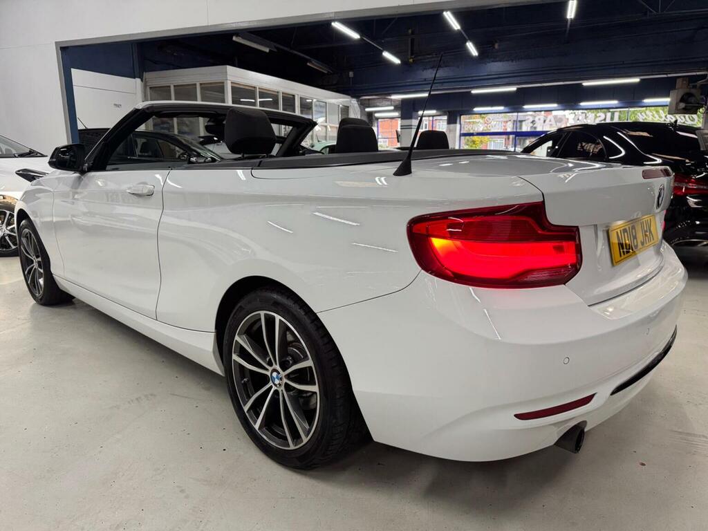 BMW 2 Series Convertible 1.5 218I Sport Euro 6 Ss 2018 White #5