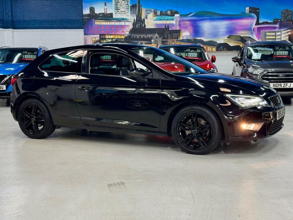 Seat Leon Hatchback 2.0 Tdi Cr Fr Sport Coupe Euro 5 Ss 3 Black #2